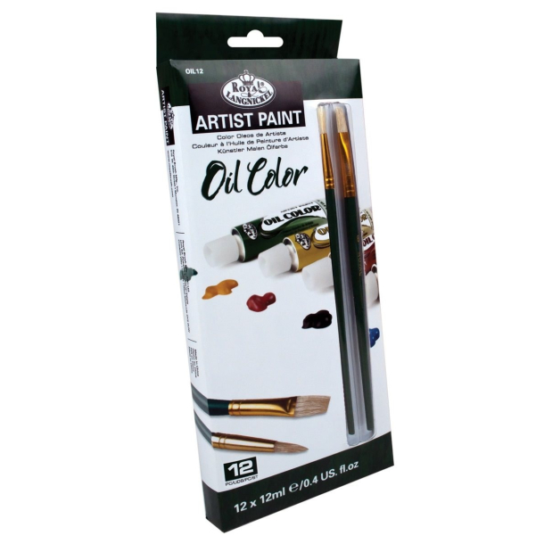 Royal &amp; Langnickel Oliefarve st m. 14 dele