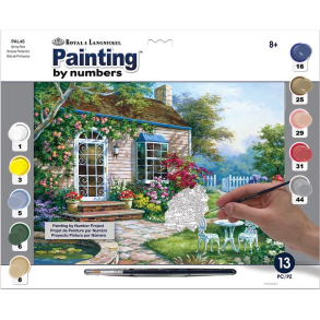 Royal & Langnickel - Paint by numbers, Spring Patio