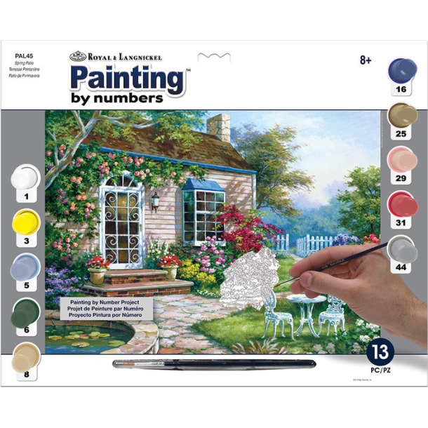 Royal &amp; Langnickel - Paint by numbers, Spring Patio