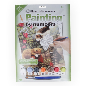 Royal & Langnickel Painting by numbers, Katte