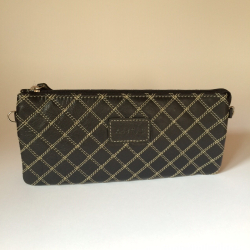 Rudi &amp; Harald pung sort m/creme stiklinger