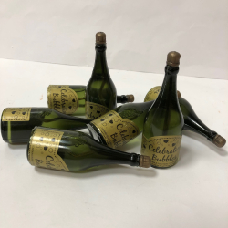 Sbebobler i champagneflaske