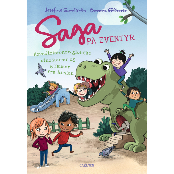 Saga p eventyr - hovedtelefoner, glubske dinosaurer og glimmer fra himlen