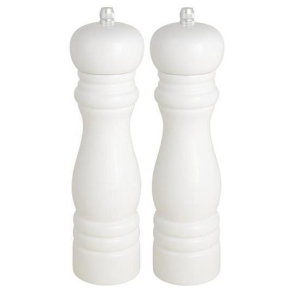 Salt eller Peberkvrn, 21,5 cm, hvid