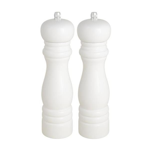 Salt eller Peberkvrn, 21,5 cm, hvid
