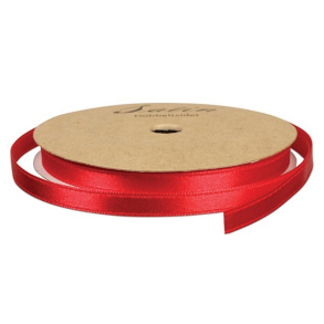 Satinbnd, B: 10 mm, rd, 10 m