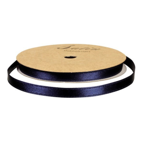 Satinbnd, B: 3 mm, marinebl, 10 m