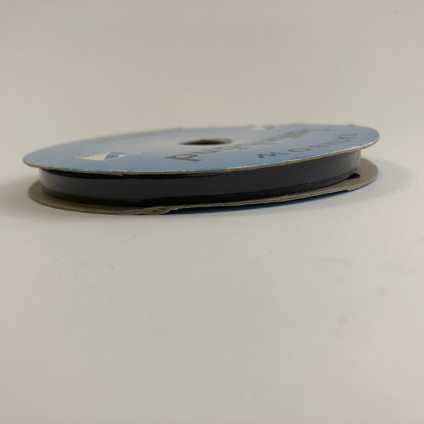 Satinbnd, B: 6 mm, mrk bl, 10 m