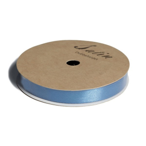 Satinbnd, B: 9 mm, bl, 10 m