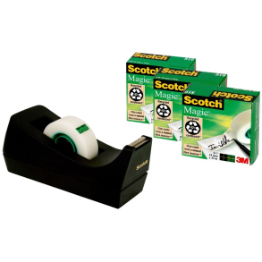 Scotch Tapedispenser m. 4 ruller tape
