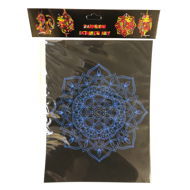 Scratch it rainbow, blomst