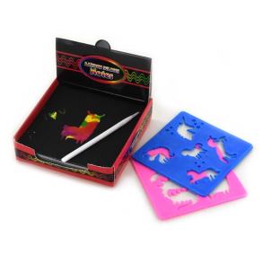 Scratch It rainbow + skabelon