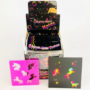 Scratch Magic Notes 24 ark + 1 skabelon