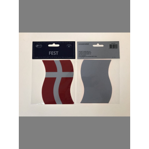 Selvklbende flag, 12x6cm, 4 stk.