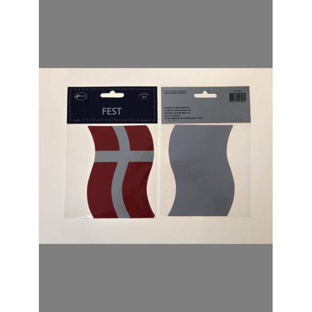 Selvklbende flag, 12x6cm, 4 stk.