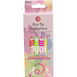 Sense Dou Tip overstregningstuscher, 4 stk.