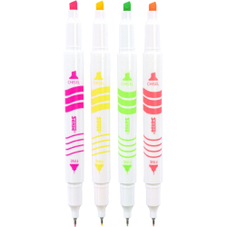 Sense Dou Tip overstregningstuscher, 4 stk.