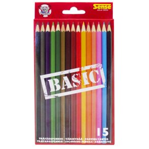 Sense farveblyanter 15 stk., Basic