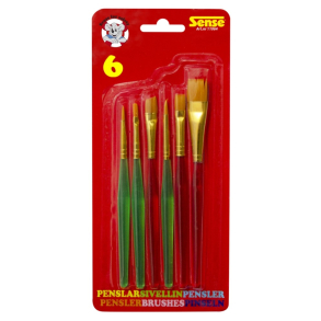 Sense Penselst, 6 pensler