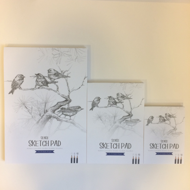 Sense Skitseblok - Fugl