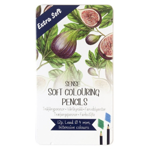 Sense soft farveblyanter 12 stk.
