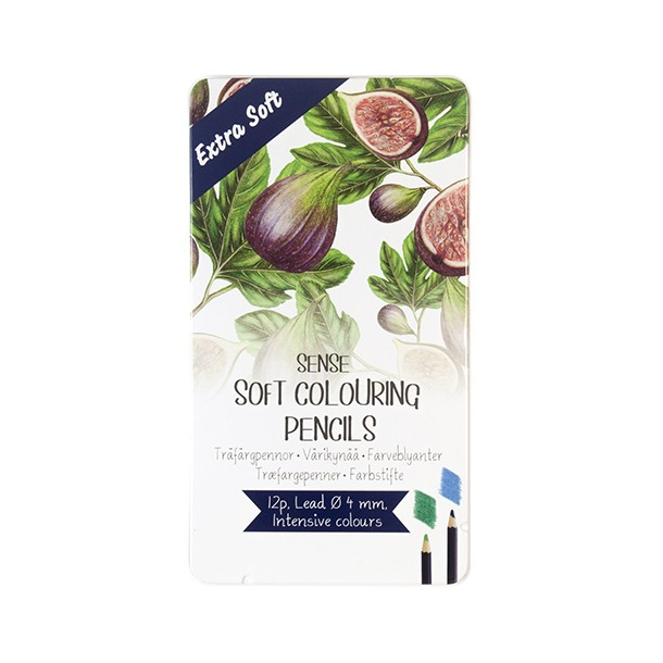 Sense soft farveblyanter 12 stk.