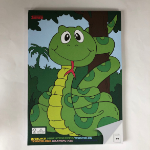 Sense Tegneblok A4 - Slange