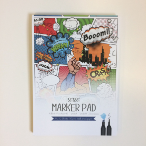 Sense Tegneblok - Superhelte