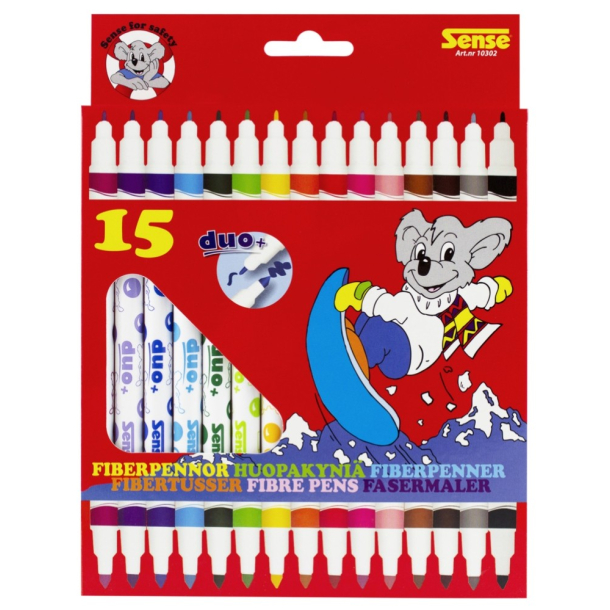 Sense Tuscher tyk/tynd 15 stk.