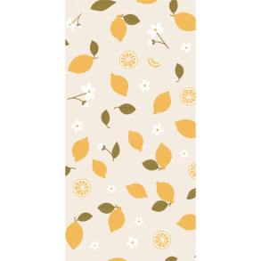 Serviet citroner 16 stk pr pakke, 10x20 cm