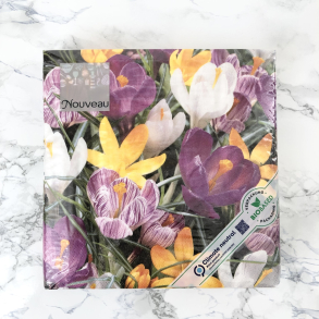 Servietter 33x33cm, 3 lags, Krokus