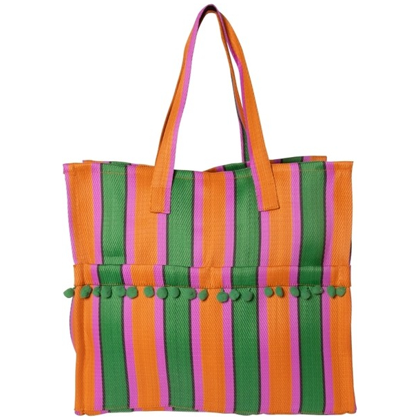 Shopper med lynls og striber