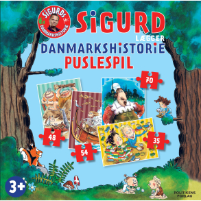 Sigurd lgger Danmarkshistorie puslespil