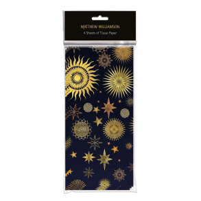 Silkepapir, 4 ark, Stardust