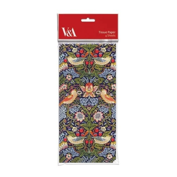 Silkepapir, 4 ark, Strawberry Thief