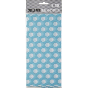 Silkepapir Bl m. prikker