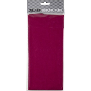 Silkepapir bordeaux