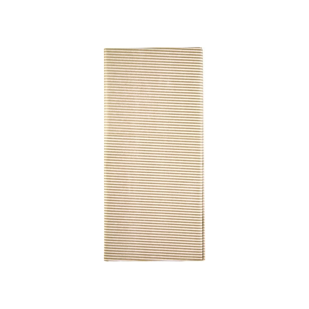 Silkepapir Guld m. hvide striber