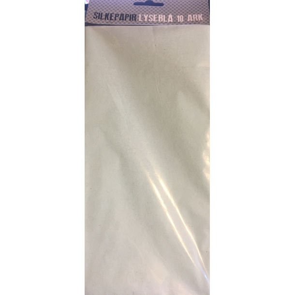Silkepapir lysebl