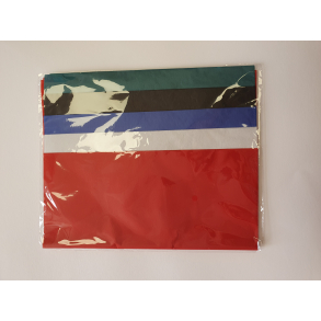 Silkepapir mix, rd, hvid, bl, sort, grn