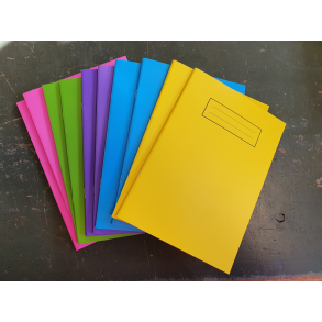 Silvine notesbog A5, strkefarver