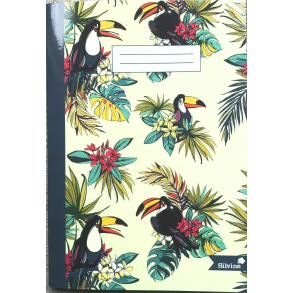 Silvine notesbog, linieret, Tucan