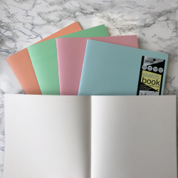 Silvine skitsebog A4, Pastel