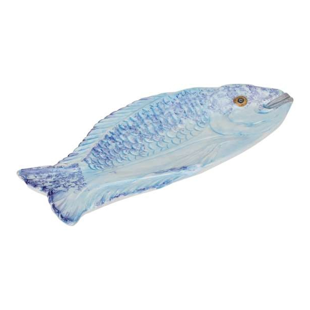 Skeholder med bl� fisk