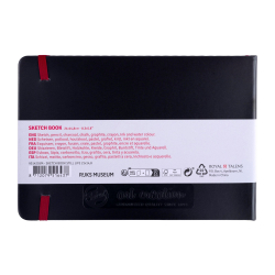 Sketch- og notesbog, 21x14,8cm, Still Life with Flowers in a Glass Vase