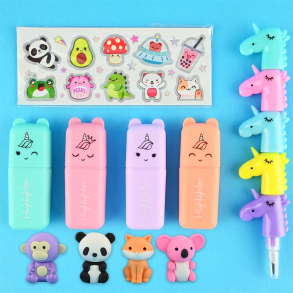 Skrivest med 14 dele, enhjrning