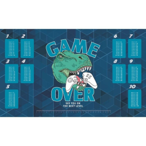 SKRIVEUNDERLAG GAME OVER 59,8X36,5CM TINKA 