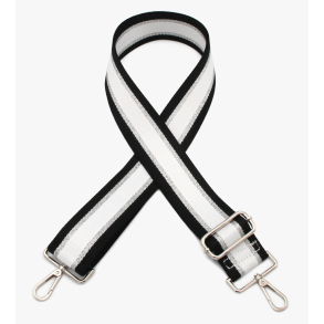 Skulderstrop ∙ Margit Nature ∙ White-Silver-Black KUN ONLINE