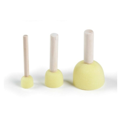 Skumgummipensler til stencil, 3 stk. 