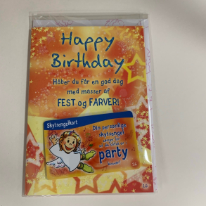 Skytsenglekort, Happy Birthday